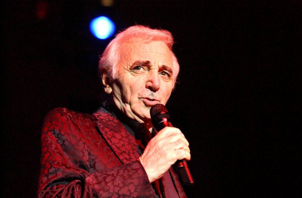 Image result for Charles Aznavour on stage