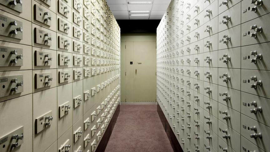 Un coffre à la banque est considéré comme dormant lorsque sa location n’est pas payée pendant 5 ans au moins.
