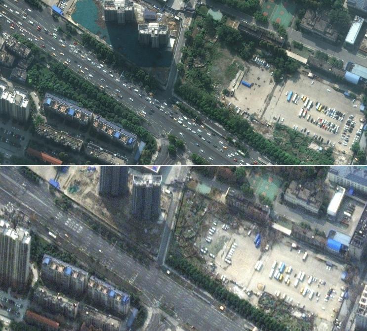 L’avenune Wuhan
: d’abord le 17 octobre 2019, ensuite le 25 février 2020.