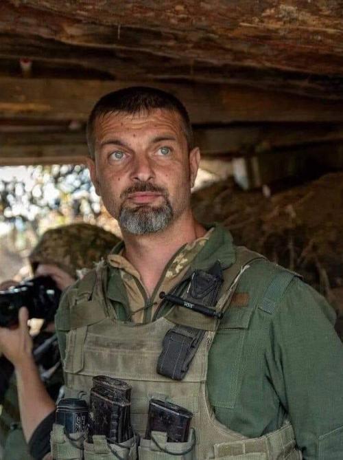 Mykhailo en février dernier, avant d’être fait prisonnier.