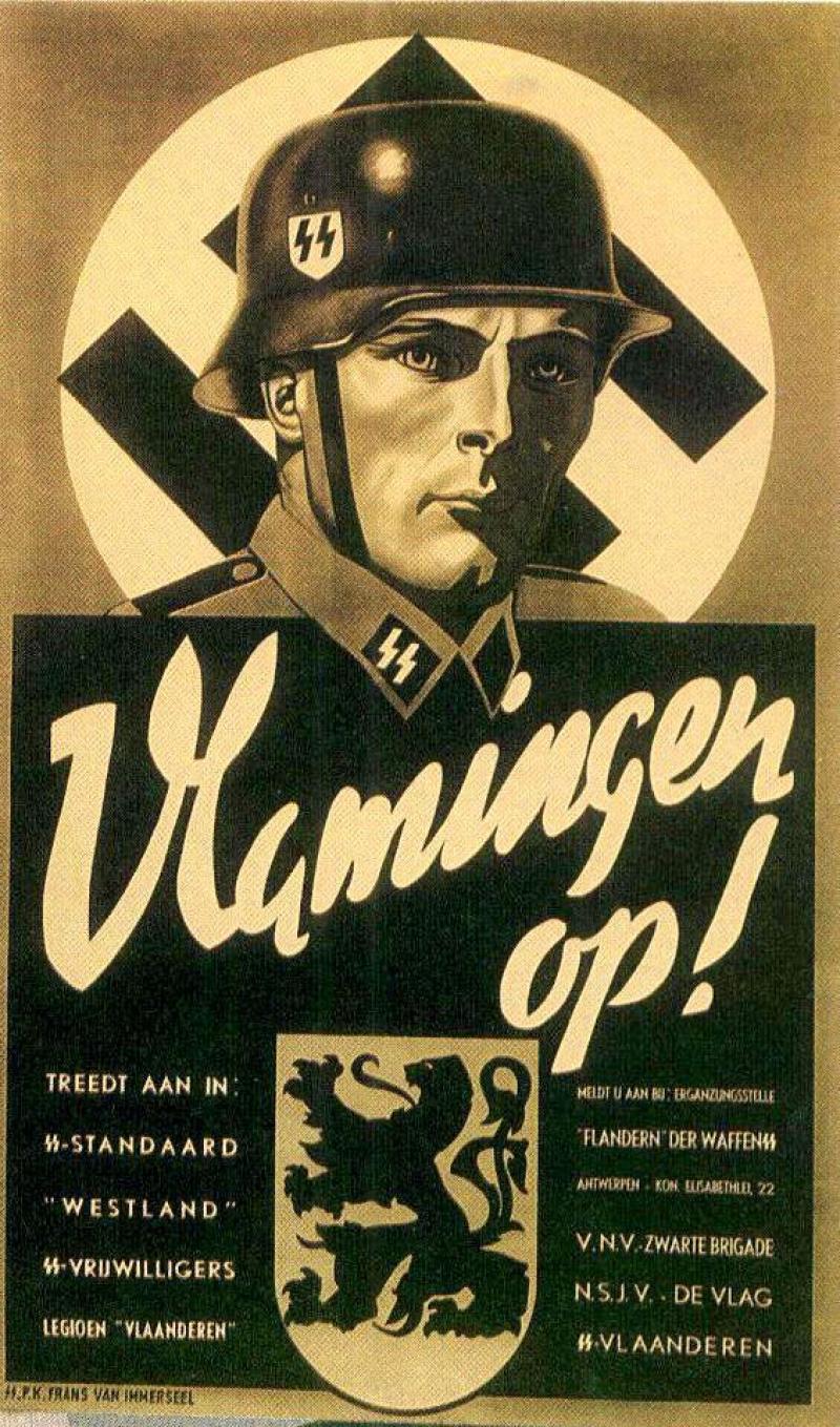 Affiche De Recrutement Pour La Waffen Ss