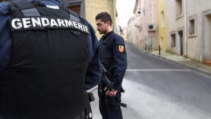 Les forces de l‘ordre ont bouclé tout le quartier où les supects  ont été appréhendés, vendredi matin, dans la région  de Montpellier.