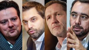 Paul Magnette (PS), Georges-Louis Bouchez (MR), Maxime Prévot (CDH), François De Smet (Défi): quatre présidents francophones pour des réponses nuancées, opposées, complexes…