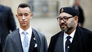 Le roi Mohammed VI et son fils, le prince Hassan: l’entourage proche du souverain était également ciblé...
