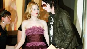 Evan Rachel Wood et Marilyn Manson en 2007.