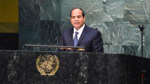 Abdel Fattah al-Sissi, ici à New York, aurait selon Bahey Hassan fait de l’Egypte une «république de la peur. Pleinement conscient de l’ampleur des souffrances des Egyptiens, il est devenu celui qui a le plus peur».