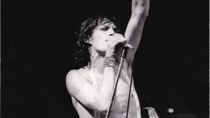 Mick Jagger au Sportpaleis d’Anvers en 1973.