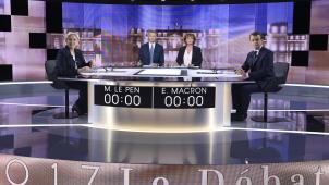 Marine Le Pen et Emmanuel Macron lors du débat de 2017: le match retour de ce mercredi ne sera plus du tout le même combat.