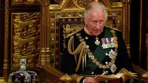 Le prince Charles, en uniforme bardé de décorations, a lu, au nom de la Reine, le discours énonçant le programme du gouvernement à l’ouverture de la session parlementaire.