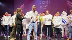 Le chef Tim Boury a décroché une troisième étoile en 2022, pour son restaurant éponyme, «Boury», à Roulers.