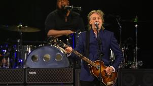 Paul McCartney en concert au Camping World Stadium d’Orlando, en Floride, au mois de mai.