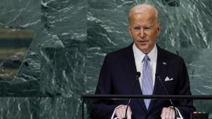Joe Biden ce mercredi à l’ONU.