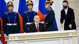 Pendant près d’une heure, Vladimir Poutine a en fait déroulé une longue démonstration: son «opération militaire spéciale», selon la litote du chef du Kremlin, va bien au-delà du conflit en Ukraine.