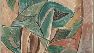 « L’Arbre » (datant de 1907), une huile sur toile, est l’une des premières œuvres emblématiques de cette réflexion autour de l’abstraction.