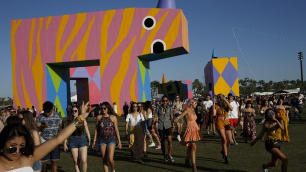 Coachella Festival (Coachella Valley Music and Arts Festival) se déroule en Californie durant 3 jours en avril. Il est considéré comme l’un des plus grands et meilleurs festivals aux Etats-Unis. ©PhotoNews