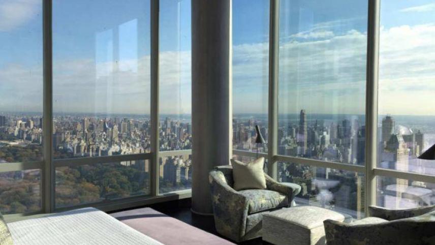 One 57 Penthouse, l’un des appartements les plus hauts perchés de la Grosse Pomme: 100 millions d’euros. DR