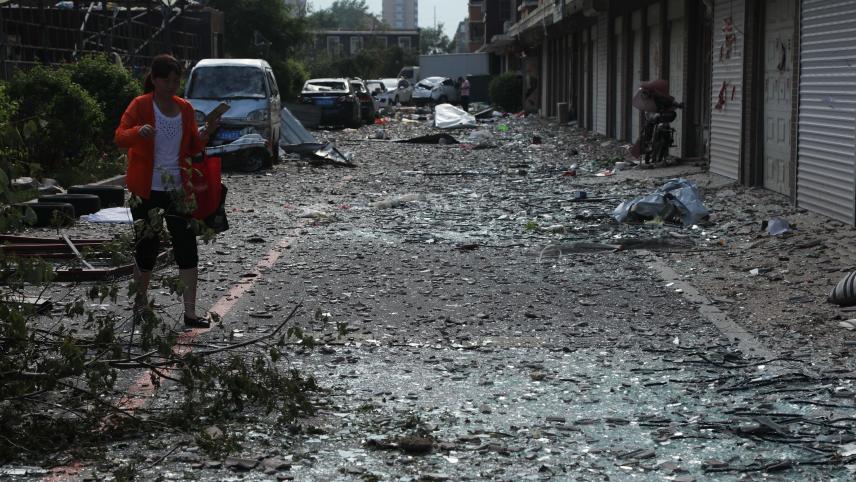 Une violente tornade a fait six morts et 190 blessés en Kaiyuan, en Chine.