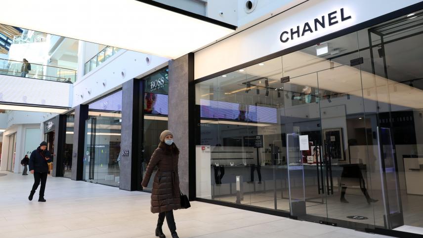Une boutique Chanel à Moscou.