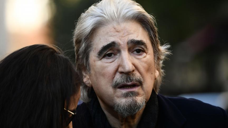 Le chanteur Serge Lama.
©AFP