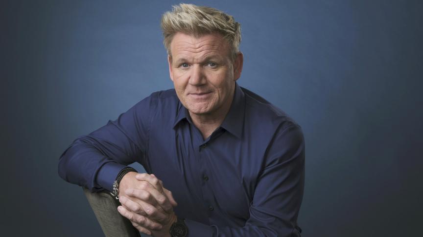 This July 24, 2019 photo shows chef and TV personality Gordon Ramsay posing for a portrait to promote his National Geographic television series Gordon Ramsay: Uncharted, during the 2019 Television Critics Association Summer Press Tour at the Beverly Hilton in Beverly Hills, Calif. (Photo by Chris Pizzello/Invision/AP)