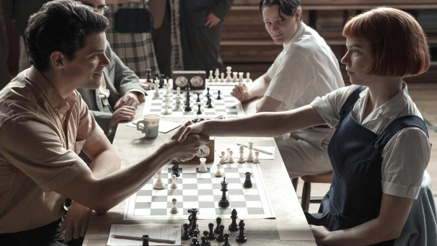 Scène extraite de la série Netflix «Le jeu de la dame».