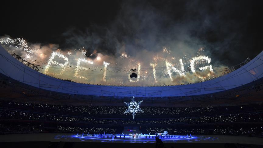 Cérémonie de clôture des Jeux paralympiques d’hiver de Pékin.