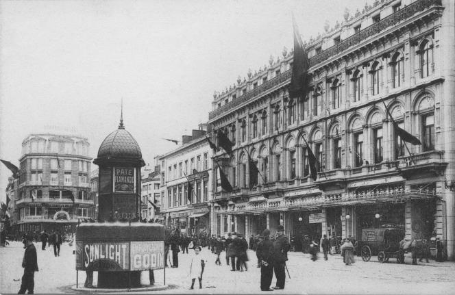 Place Saint Lambert à Liège en 1907